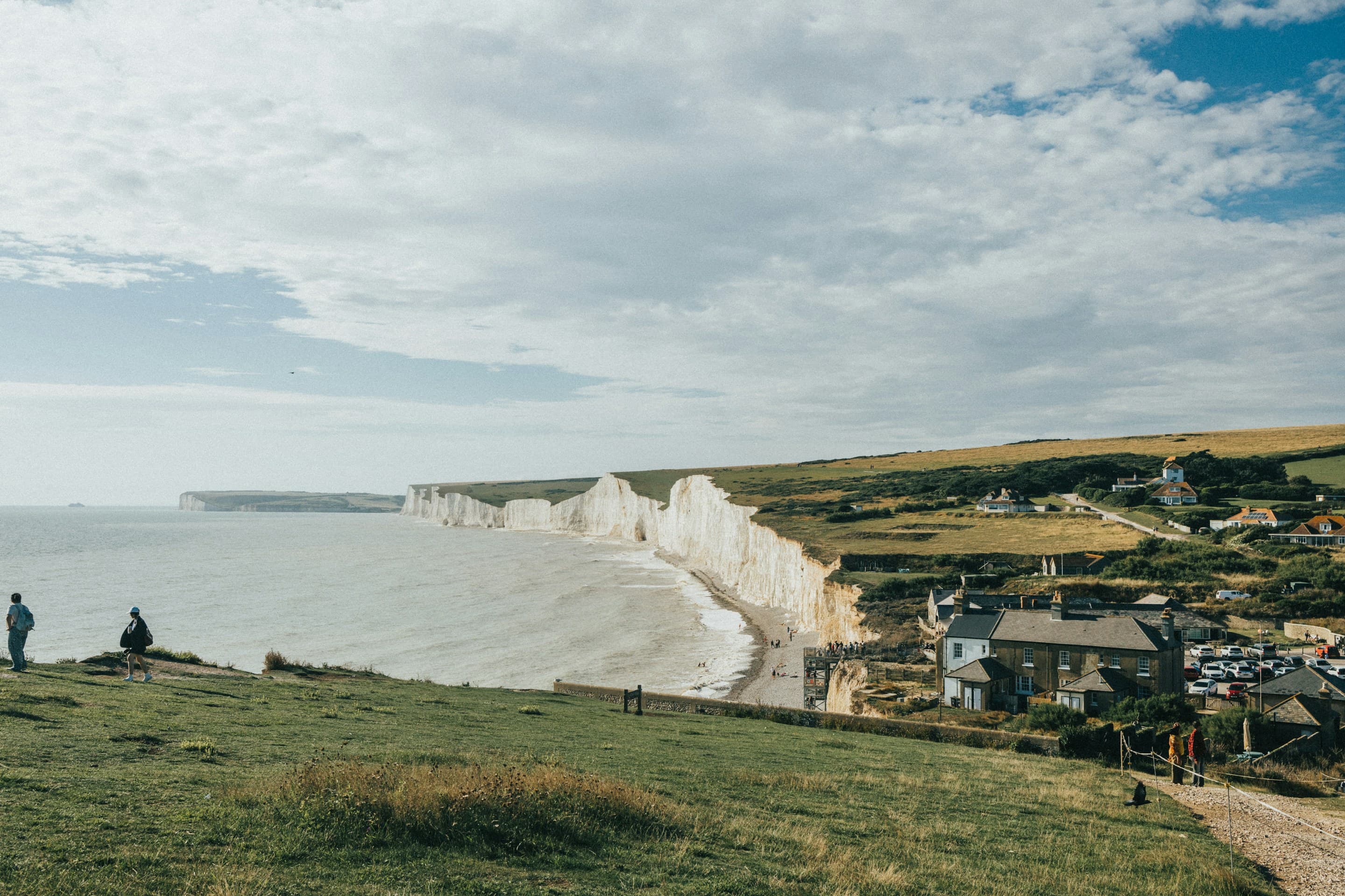 The Seven Sisters cliffs on the East Sussex coast