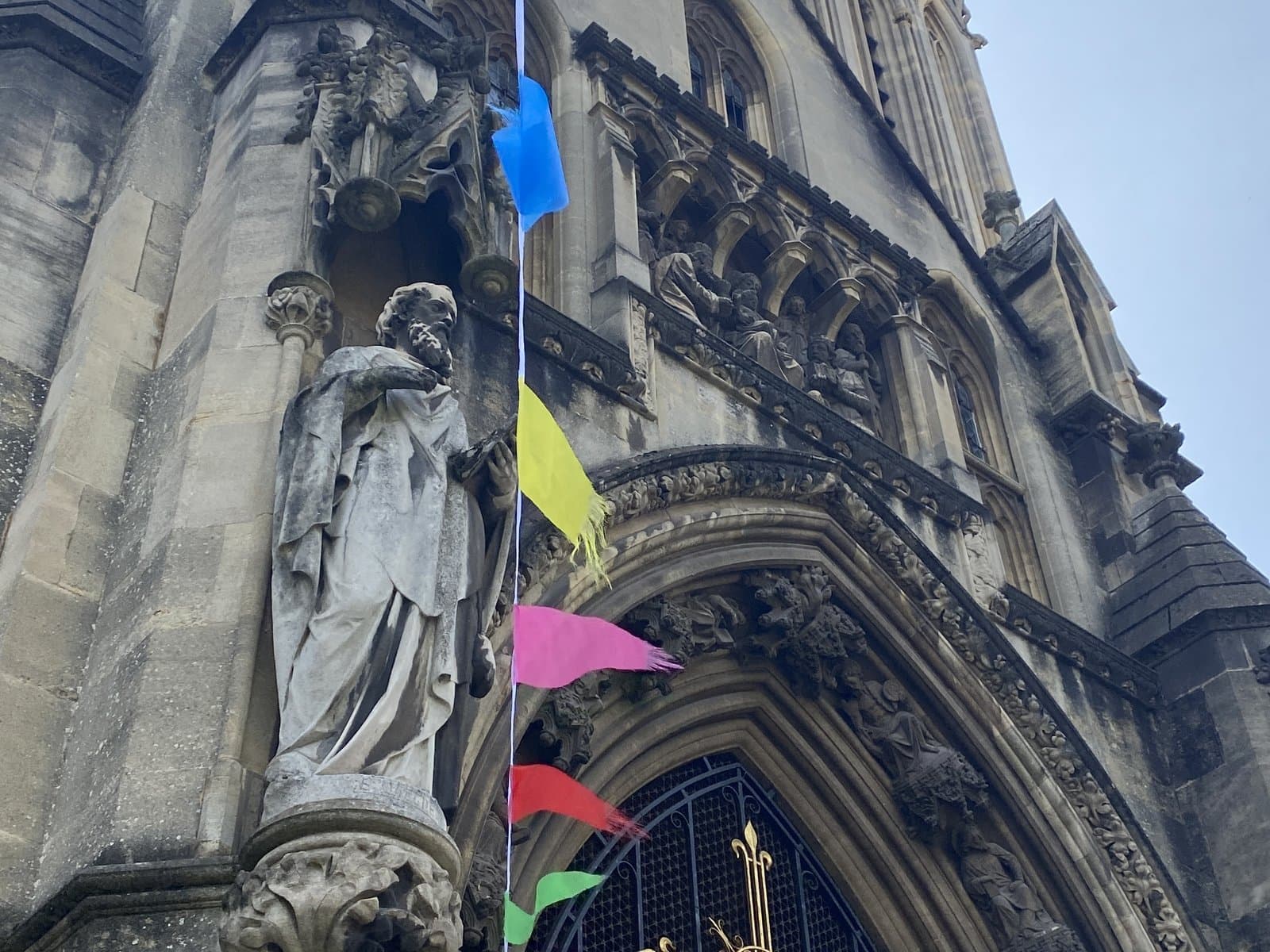 The north porch of Bristol Cathedral