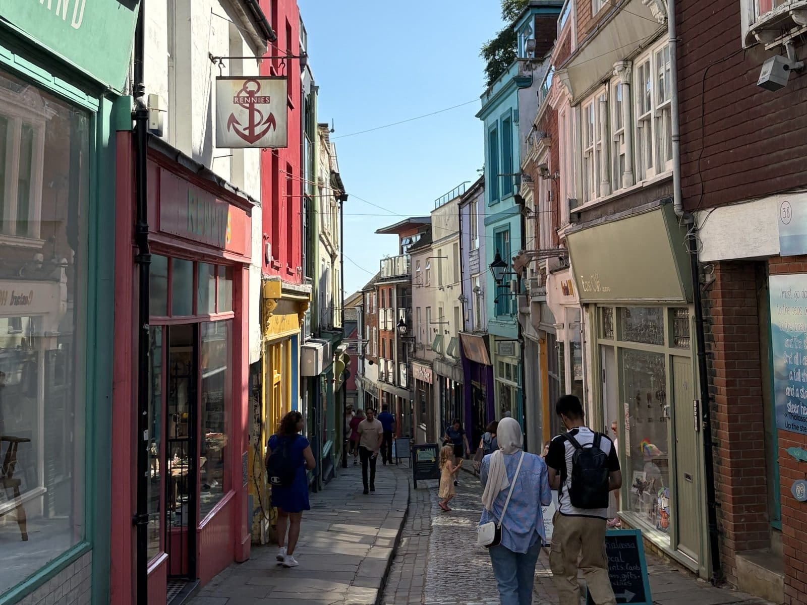The Old High Street in Folkestone's Creative Quarter