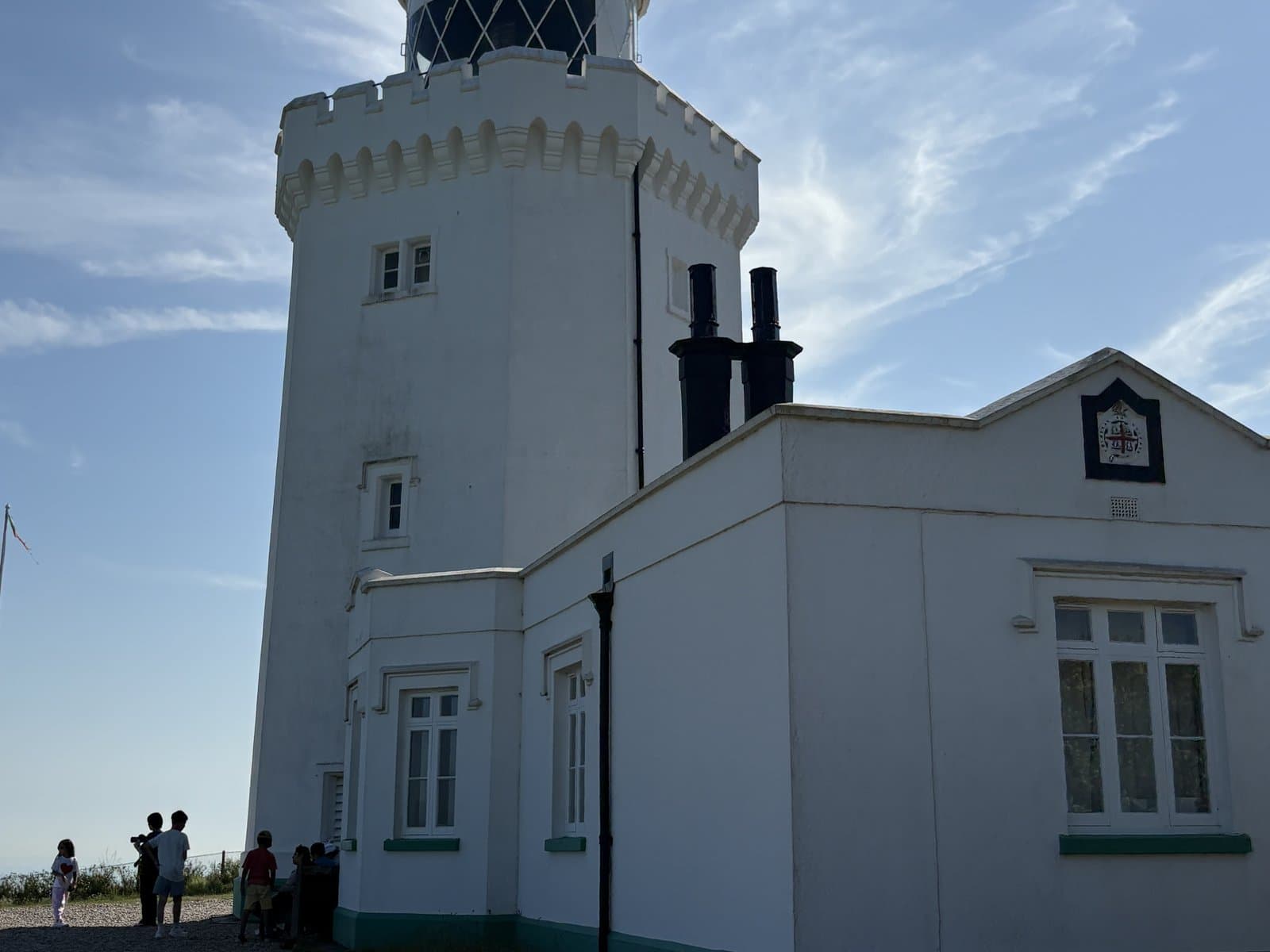 South Foreland Lighthouse and its keeper's cottage