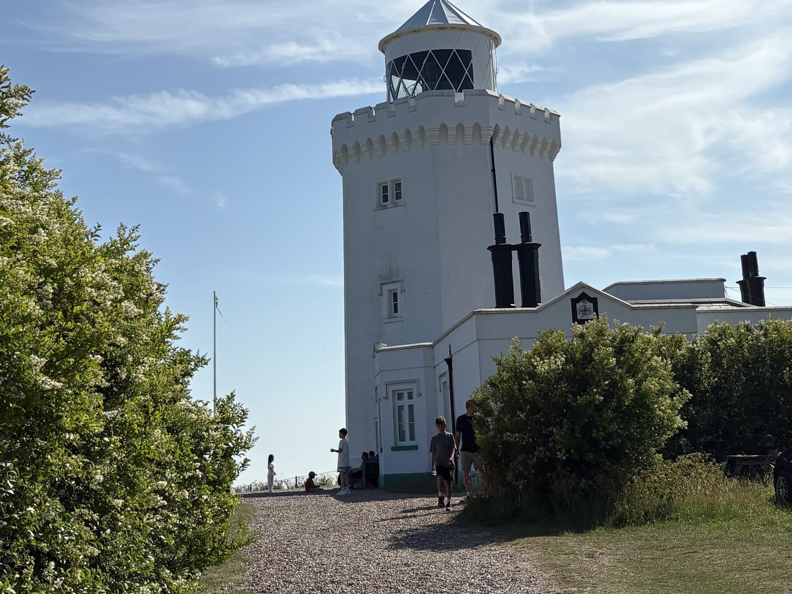 The path up to South Foreland Lighthouse
