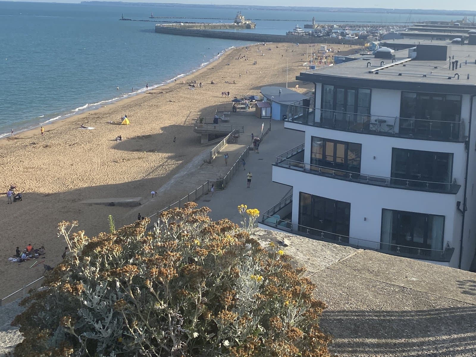 Ramsgate Sands and the harbour from the East Cliff