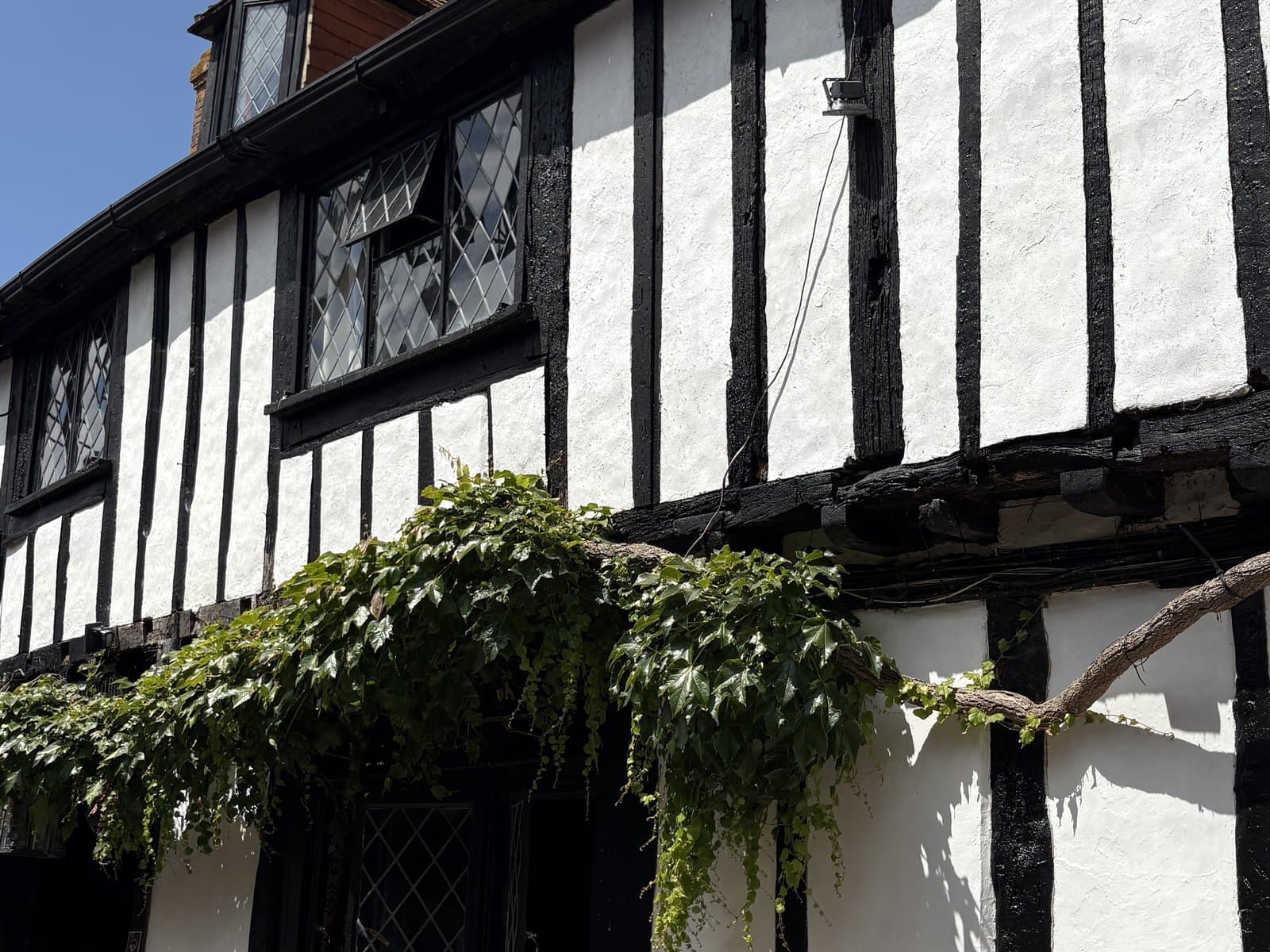 Timber-framed fronts on Mermaid Street