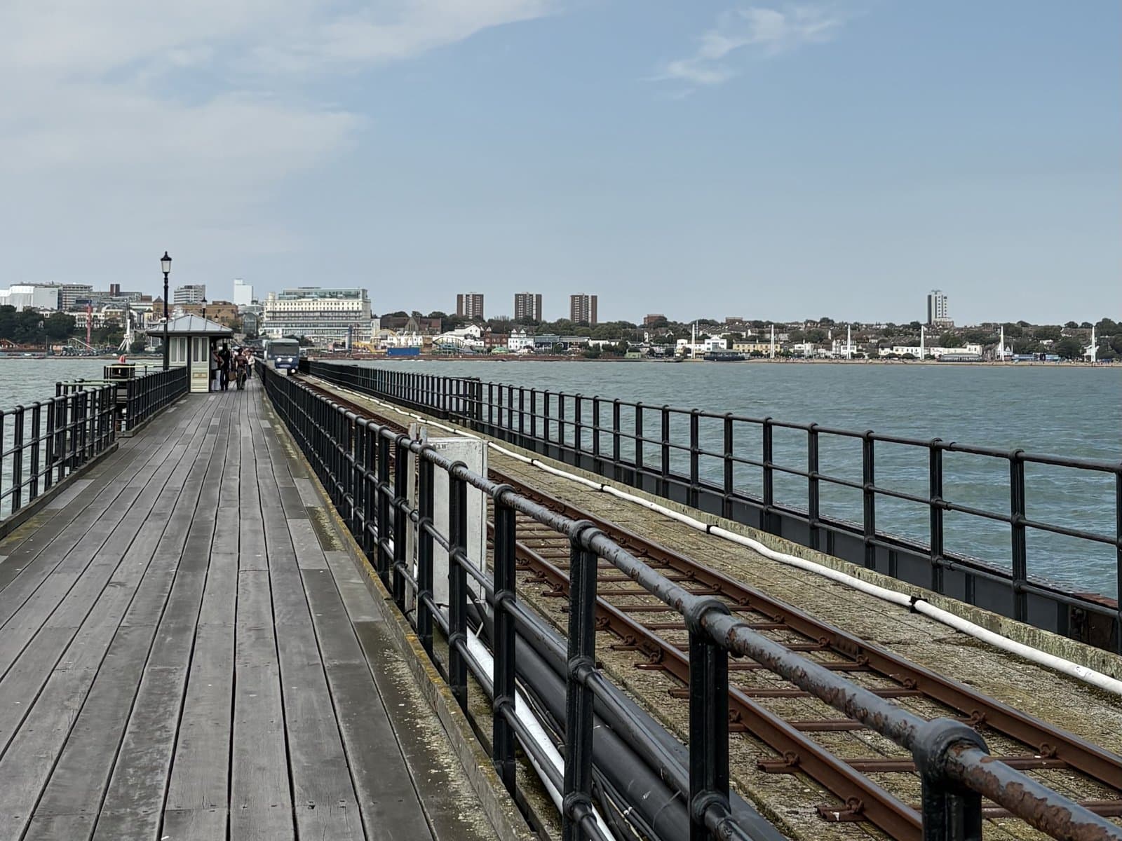 The long boardwalk of Southend Pier