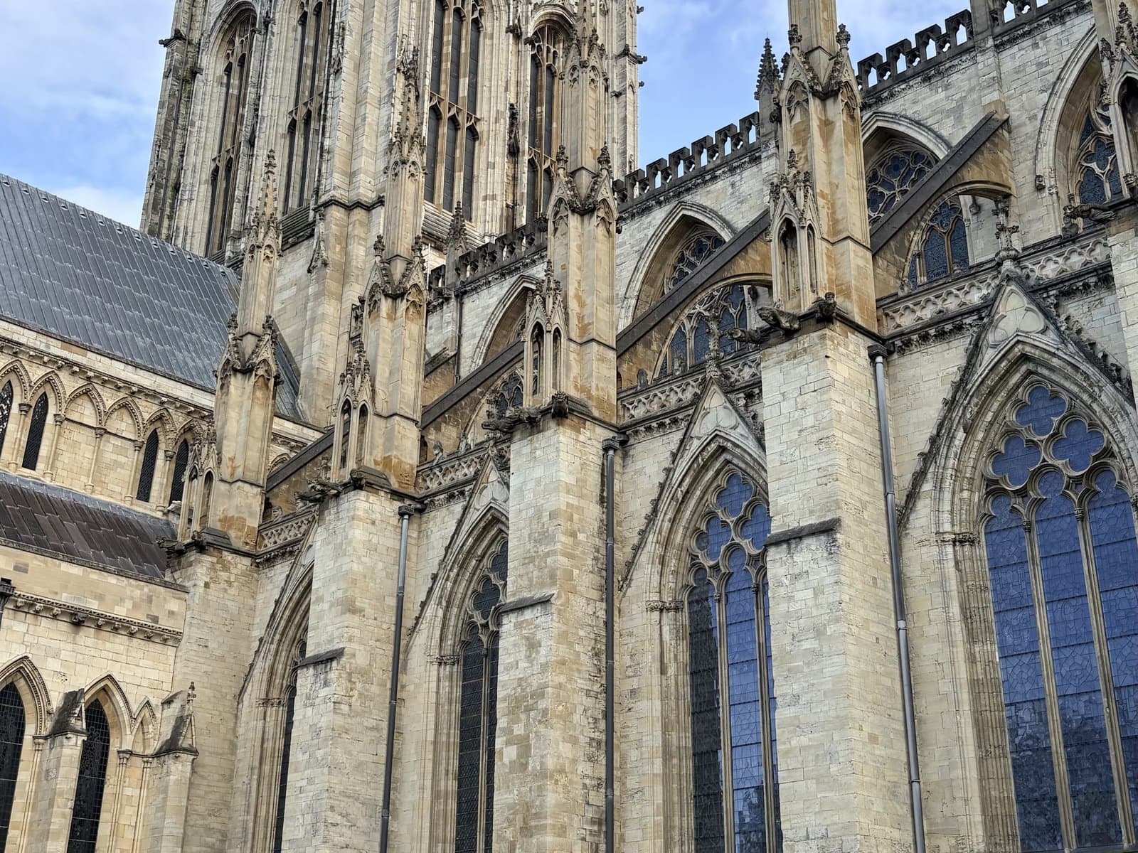 The towers and tracery of York Minster